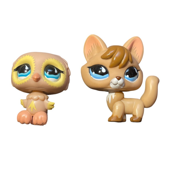 Littlest Pet Shop Pet Training Park - Sportiest Fox #673, Owl #674 LPS Lot of 14 - Picture 4 of 16